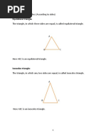 Triangles (1) ? ?