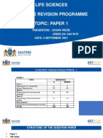 Life Sciences P1 Revision Live