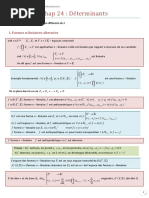 Fiche Déterminant