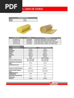 Ficha Tecnica Lana Vidrio Uro 50mm