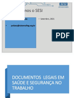 Documentos Legais em Saúde e Segurança No Trabalho