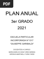 Plan Anual en Secuencias y Proyectos para 3er Grado de Primaria