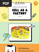 Cell As A Factory 