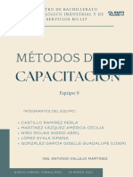 Métodos de La Capacitación (Documento en Word) PDF