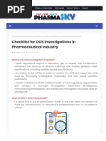WWW Pharmaceuticalsky Com 2022 07 Checklist For Oos Investigations in HTML