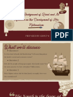 Simple Red and Beige Vintage Illustration History Report Presentation