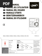 Manuale Programmatore Centralina Orbit 4 6 Stazioni t4 Pocket Ultima 94874 94876 PDF