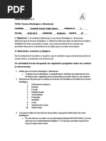 Cuestionario Tecnica Histologica