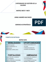 Matriz Mefi y Mefe