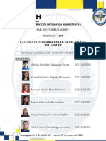 Informe Investigación Internet y Redes Sociales GRUPO 5