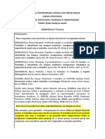 1º Exercício (Psicologia Do Trabalho)