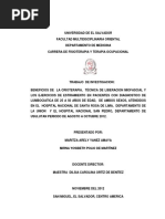 Beneficios de La Crioterapia, Técnica de Liberacion Miofascial y Los Ejercicios de Estiramiento en Pacientes