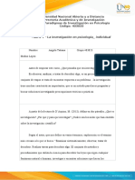 Matriz 1 - La Investigación en Psicología - Individual