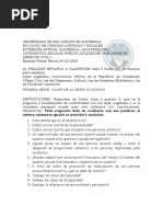 Examen Primer Parcial Civil I 2023 Word