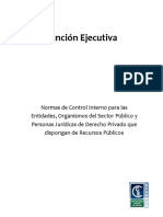 Normas Control Interno Entidad Organismos Sector Publico PDF