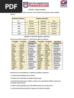 Palabras Derivadas y Compuestas