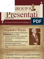 Alejandro Roces. Group 9