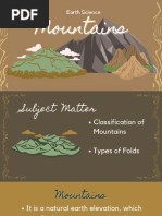 Classification of Mountains, Types of Folds