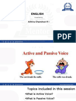 Voice - Active & Passive Voice