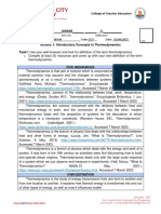 Introductory Concepts of Thermodynamics