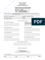 Construction Logbook Sheet San Jose (MARASIGAN POULTRY)