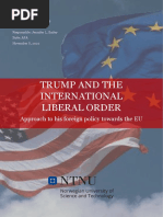 Term Paper-Trump and The International Liberal Order