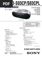 Sony CFD-S03CP Diagram PDF