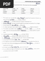 Conjunctions and Linking Words