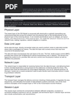 Physical Layer: and Application