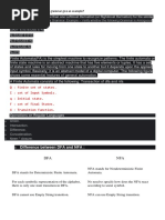 Difference Between DFA and NFA