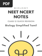 Class 12 NEET Revision Notes - 7083332 PDF