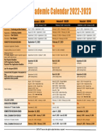 Academic Calendar