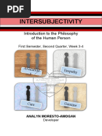 Philosophy12 q2 Mod2 Intersubjectivity