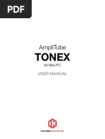 TONEX For Mac PC User Manual PDF