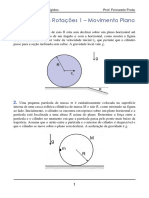 Dinâmica - Das - Rotações - 34 Questões