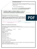 Conjunto Dos Números Inteiros (7ºano)