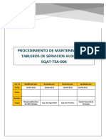 EQAT-TSA - 004 - Procedimientos - Tableros de Servicios Auxiliares