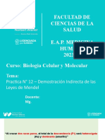 Practica #12 - Demostracion Indirecta de Las Leyes de Mendel