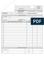 F-SST-008 Registro de Equipos de Protección Personal o Emergencia V1