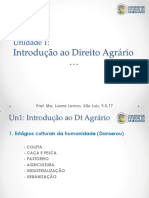 Aula de Direito Agrário Introdução