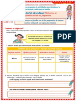 DIA 4 Recreamos en Familia Una de Las Propuestas PDF