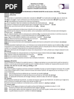 COMPOSITION StandardisÃ©e 1S2 23 SP