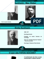 Durkheim e Weber PDF