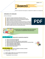 DIAGNÓSTICO Electroquimica 2023