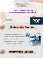 Tecnicas Radiograficas Utilizadas en Odontologia II Semestre