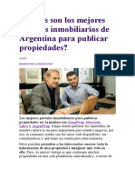 Cuáles Son Los Mejores Portales Inmobiliarios de Argentina para Publicar Propiedades