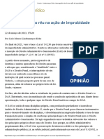 ConJur - Lindenmeyer Eche - Interrogatório Do Réu Na Ação de Improbidade