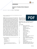 Dynamic Analysis of Tunnel in Weathered Rock Subjected To Internal Blast Loading