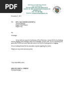 Request Letter To HSO