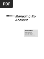 Managing My Account